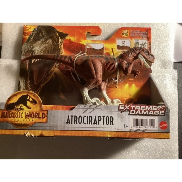Jurassic World Dominion Extreme Damage Atrociraptor Dinosaur Figure By Mattel - Picture 2 of 4